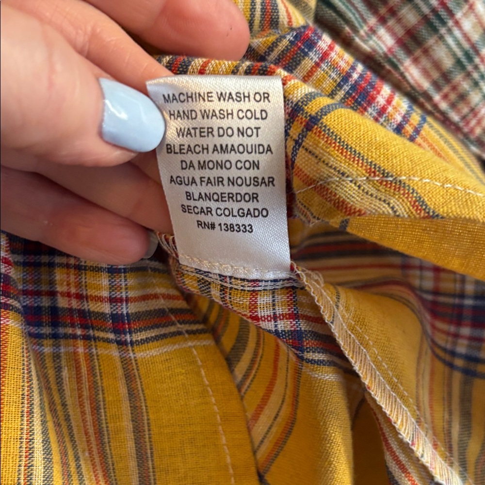 Fashion Nova Patchwork Plaid Button-Down Shirt - … - image 4